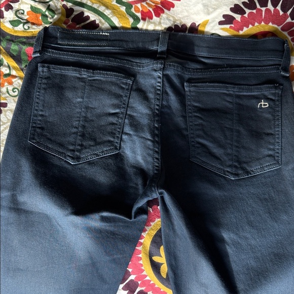 Rag & Bone Deep Blue Trousers with Zipper Detail - Picture 15 of 16